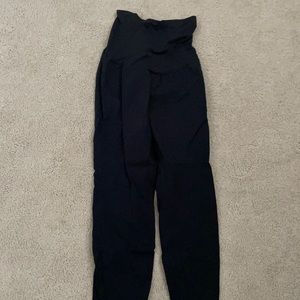 Motherhood Maternity stretch black work pants